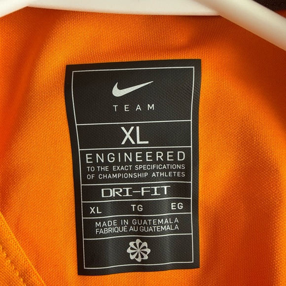 Nike Men's Bright Orange Jersey - Picture 4 of 6